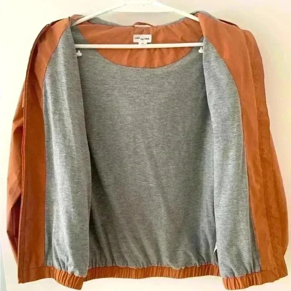 MILES THE LABEL Rusty  Ruffled Zip Up Jacket - Picture 4 of 7